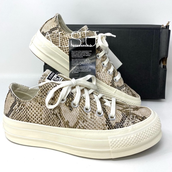 Converse Ctas Lift OX Egret Platform W 564677c - Picture 10 of 11